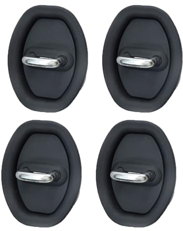 Port De Voiture De Protection Pour Porte - Autocollant Protecteur Silicone 4 Pièces | Couverture Serrures, Clôture Rou