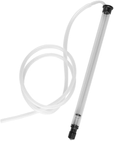 ZUNOXAZ Auto Syphon with Clear Hose Wine Making Tube Reusable Siphon Pump for Fast Wine Transfer Homebrew Bottling Tool Black