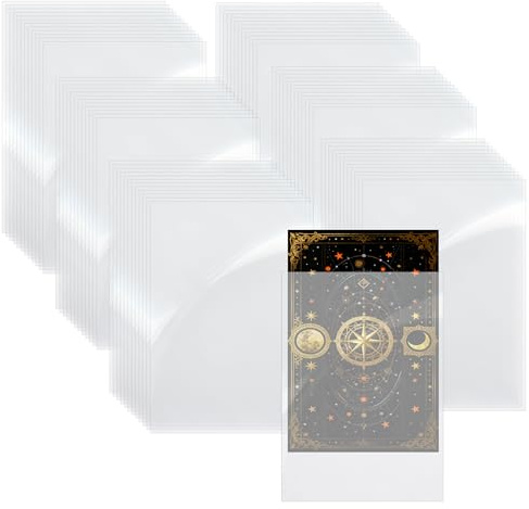 300 Pcs Clear Card Sleeves, Standard Size Trading Card Sleeves, a5 Binders | Standard Size Trading Card Sleeves Cards Protector Fit, Transparent Card Sleeves for MTG, Football, Sports, Game Cards