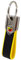 Abarth Portachiavi Ufficiale Key Ring Carbon, Giallo