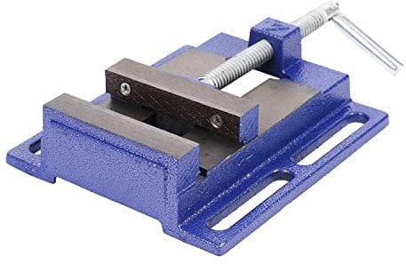 KATSU Tornillo de Banco de Prensa de Taladro 4 100mm Pilar Banco Taladro Vice Abrazadera para Mantenimiento de Maquinaria de Fresadora de Taller (Rango Económico) 40227540