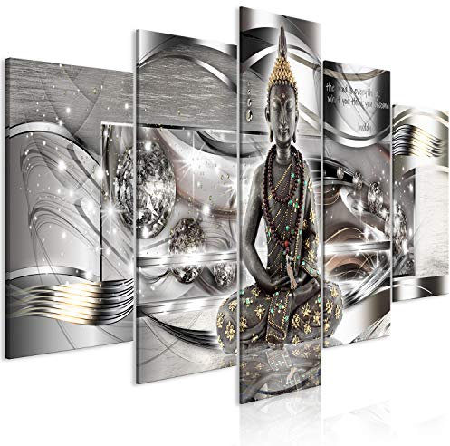 B&D XXL - Wandbilder XXL 200x100 cm 5 tlg - Wand Deko Vlies Leinwand Bilder Groß Wanddeko Wohnzimmer Schlafzimmer Kunstdrucke - p-A-0037-b-m