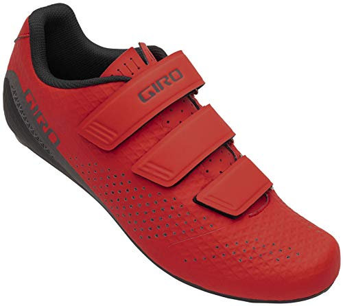 Giro Stylus, Men's Road Cycling Shoes, Bright Red, EUR40 UK6