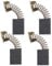 Be In Your Mind 2 Pairs of CB153 Carbon Brushes 6.5x13.5x16mm Compatible with Makita 1805B 1806B 2400B 2414 LH1040 Circular Saw Replacement Spare Part