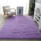 Lifup Teppich Shaggy Anti Rutsch Pflegeleicht, Rechteck Langflor Teppich für Wohnzimmer Schlafzimmer Kinderzimmer Violett 140 x 200 cm