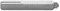 MS Beschläge 8mm Wechselstift Vierkantstift mit Keilbolzen Befestigung Spreizstift Wechselgarnitur-Stift Profilstift Spaltstift Vierkant (Türstärke 56-62mm)