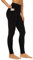 AMYTIS Sport Leggings Damen mit Taschen High Waist Yogahose Sporthose Lang Blickdicht Leggins Fitness Sportleggins L Schwarz