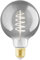 EGLO E27 Lampe dimmbar, Spiral LED Glühbirne Globe, Vintage Deko Leuchtmittel schwarz-transparent im Retro-Design, 4 Watt, 100 Lumen, warmweiß, 2000k, Edison Birne G95, Ø 9,5 cm