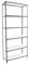 Simon Rack Schwerlastregal, 2500x800x500 mm, Bis 180 kg Belastbar, 6 Verstellbare Ablagen, Kellerregal, Lagerregal, Anthrazit/Weiss - Simonclick