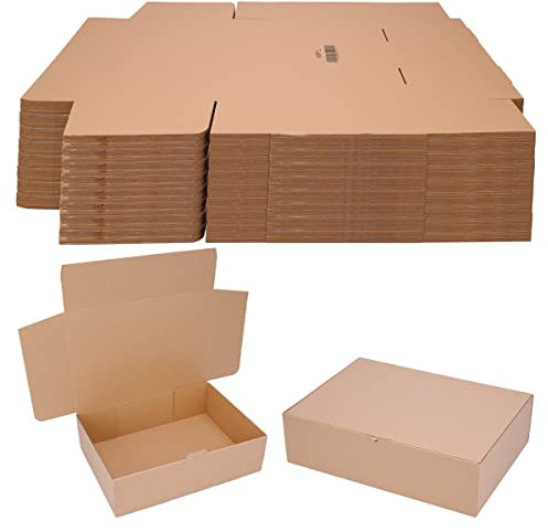 verpacking Faltschachteln 430 x 310 x 120 mm Braun (Außenmaß 440 x 320 x 125 mm) WP L Versandkarton DHL Karton Hermes DPD GLS Verpackung (250 Stück)