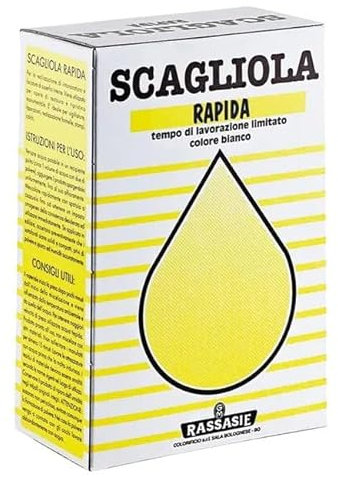 La zappa Gesso Scagliola in polvere per la produzione di manufatti (1 Kg)