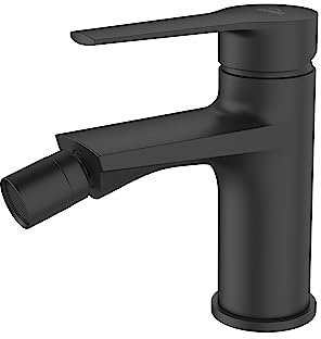 KOLMAN Bidetarmatur Bidetbatterie Schwarz FIRA Wasserhahn Bidetmischer Bidetbatterie
