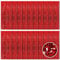 20 Stück rote Folien-Fransenvorhänge, 1 x 2,5 m, metallische Lametta-Folie, Fransenvorhänge, Lametta-Hintergrund, Luftschlangen für Geburtstag, Vorhang, Party, Dekoration, Hochzeit,