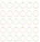 UNICRAFTALE 40pcs 15mm Rose Gold Wine Glass Rings Dangle Hoop Earrings Making Stainless Steel Beading Hoop Earring Wedding Birthday Party Festival Favor Wine Rings