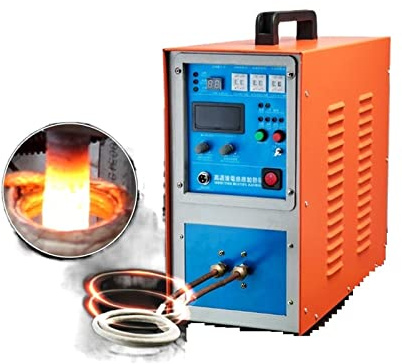 Four de fusion de métal de machine de soudure à haute fréquence d'équipement de trempe et de recuit de réchauffeur à induction à haute fréquence de 25KW Facile à utiliser pour les débutants et les pro