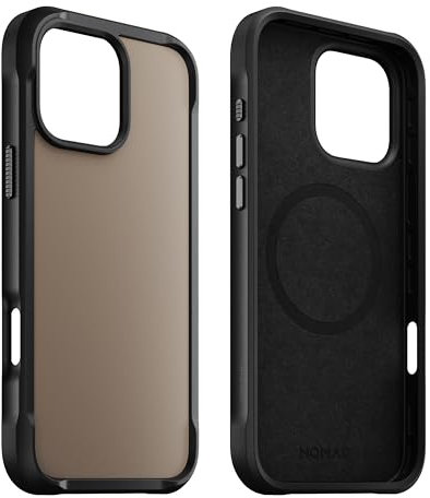 NOMAD Robuste Schutzhülle für iPhone 16 Pro Max – Wüste – Magsafe Laden, taktische Hülle