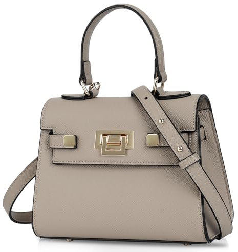 GSenhui Mini Handtsche Damen Kunstleder Umhängetasche mit Tragegriff Oben, Henkeltasche Elegant Schultertasche Designer-Geldbörsen