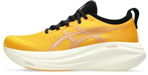 Asics Herren Gel-Nimbus 27 Laufschuh, Bernstein/Neutralrosa, 42.5 EU