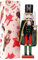 COMBIUBIU 38 cm Nussknacker Figuren Holz Nussknacker Soldaten,Traditionelle Weihnachten Nussknacker Figuren Deko aus Kiefernholz für Zuhause Weihnachtsdekoration Weihnachtsschmuck, (Schwarz)