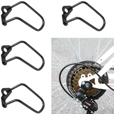 4 Stück Fahrrad-Schaltwerk-Schutzhalterung, Create idea Fahrrad-Schaltwerk, Fahrrad-Schaltwerk-Schutz, Kettengetriebe-Schutz-Schutz-Halterung, für Die Meisten Mountainbikes