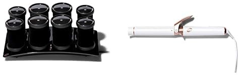 T3 Volumizing Hot Rollers Luxe Set mit 4 beheizten 44-mm-Lockenwicklern und 4 beheizten 38-mm-Lockenwicklern + Twirl Convertible