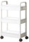 Rollwagen Mit Rädern, 3 Etagen Utility Cart, Aufbewahrungswagen Küche, Bücherregal Badregal Mobiler Aufbewahrungsregal Organizer, Geeignet Für Küche, Badezimmer, Wohnzimmer, Arbeitsplatz