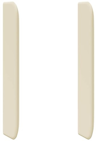 vidaXL Kopfteil Ohr Creme 80 x 16 x 4 cm PVC, Schlafzimmer, Moderner Schaumkopfteile, Langlebiges Zubehör, Minimalistische Raumdeko, Indoor Element