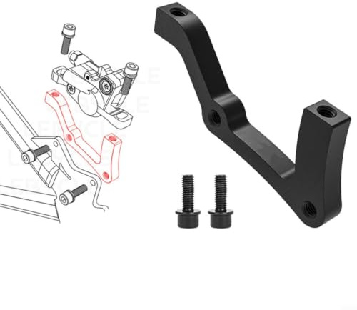 HavenlyCove Cycling Disc Brake Caliper Adapter, Lightweight Aluminum Front Rear Mount Bracket for 140mm 160mm 180mm 203mm Rotors, PM to IS Conversion(M05-IS-PM-R203)