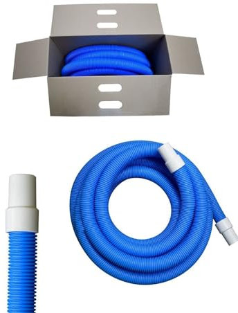Jardin202 - Manguera Flexible para Piscina con Racores de 38 mm – Disponible en Longitudes de 8m, 10m, 12m, 15m y 30m | 10m -