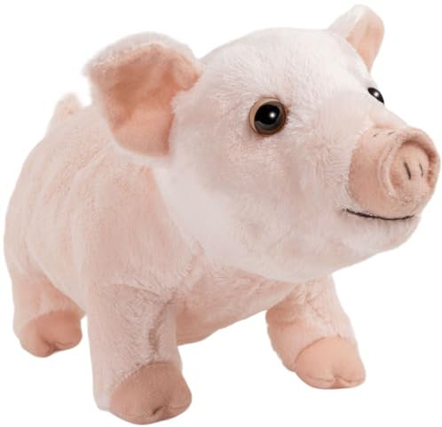 Carl Dick Schwein, Plüschtier, Kuscheltier, Ferkel stehend, ca. 27cm lang, 17cm hoch 3364