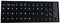 Unicoco 3 x Spanish Keyboard Stickers with White Lettering for Laptops and Offices
