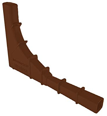 10 x Brown Brick Tunnel Weep Vents, Invisible Cavity Wall Water Outlet