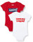 Levi's Batwing, 2Pk Bodysuit Bimbo, Bianco, 6-12 Mesi/, 68-80 Cm