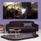 DDSDA Bilder 3 teiliges Leinwandbild Gesamtformat: 90x50 cm Vlies Leinwandbild Film Herr der Ringe Figuren 3 Teilig Kunstdruck modern Wandbilder Bilder Kunstdruck auf Wandbild mit Rahmen