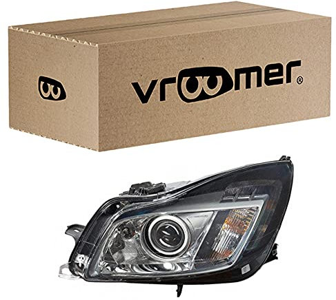 VROOMER Scheinwerfergläser für INSIGNIA 2009-2013 Lichtscheibe Scheinwerfer Abdeckung Frontscheinwerfer Streuscheibe Fahrerseite (Links)