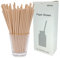 Lot de 100 pailles en papier biodégradables avec emballage recyclé - Décorations pour quotidien, mariage, célébration, bricolage - Marron