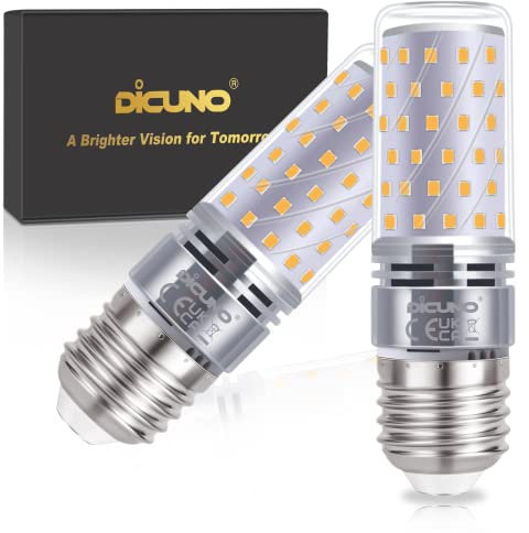 DiCUNO E27 LED Bulb 10W, E27 ES Edison Screw Light Bulbs, Natural White 4000K, 130W Incandescent Equivalent, 1400LM Non-Dimmable Corn Light for Home Lighting, 230V, Pack of 2