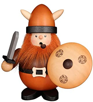 Christian Ulbricht Räuchermännchen Wikinger Natur - 17 cm