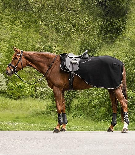WALDHAUSEN Ausreitdecke Modern Rosé, VB, schwarz