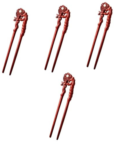 DOITOOL 4stücke Vintage Haarspange Für Dekorative Haarnadel Für Lange Für Hochsteckfrisuren Hochzeiten Und Feierlichkeiten Eleganter Haarschmuck Für Mädchen Und Damen