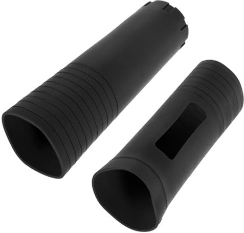 GREENADSCAPE 2pcs Silicone Microphone Cover Handle Sleeve Shockproof for Handheld Microphones Fit Durable Protection Stylish Design for Performances