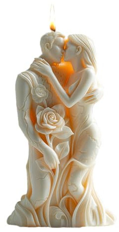 JS MOLD 3D KöRper Kerzenform Silikon,Umarmen Silikonformen, Paar Umarmung 3D Kerzenformen,DIY Silikon Kerzenherstellung,Kerzen Silikonform Gießform Silikonform für die Heimdekoration (C)