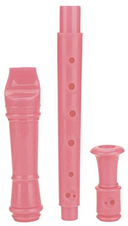 Ensemble de Flûte de Clarinette pour Enfants à 8 Trous, Flûte de Clarinette avec Tige de Nettoyage et Instructions pour Enfants Débutants (rose)