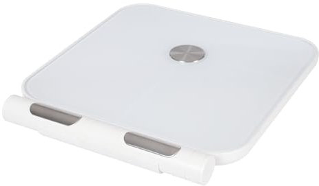 Körperfettwaage Personenwaage Körperwaage mit 8 Sensoren und LED-Anzeige bis 180 kg Tragkraft, Präzisionswert: 100 g