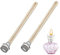 2 Stück Duftlampe Docht mit Katalytischem Brenner, Öllampe Ersatzdocht Katalytische Öllampen Ersatz-Docht Lampe Ersatz Docht Dochtdiffusor Öllampen-Ersatzdocht für Diffusor (13MM Silber)
