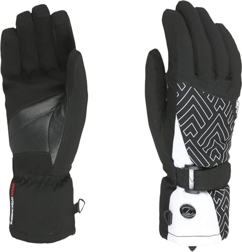 Level Eclypse W Gore-Tex - Skihandschuhe Damen, Thermohandschuhe Winter Frauen, Pelzmanschetten, Winterhandschuhe Damen Wasserdicht für Snowboard und Skifahren, Schneeschuhbekleidung - 1 Paar