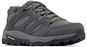 Columbia Men's Redmond Iv Low Waterproof Mid Rise Trekking and Hiking Boots, Graphite Citron Haze, 48 EU