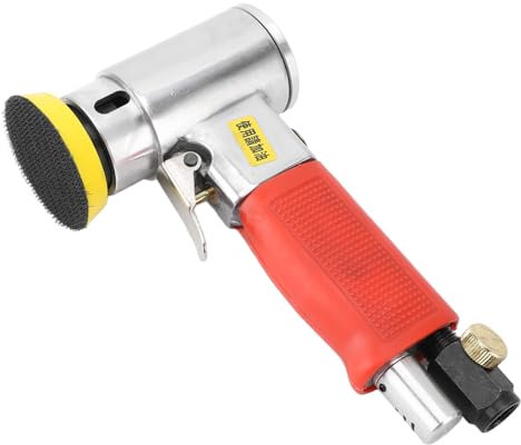Air Random Orbital Sander, Mini Sander 2in 3in Kit High Speed Pneumatic Polisher High Speed Air Powered Sanders Mini Air Polisher Kit for Auto Body Work Wood Metal