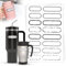 Waterproof Name Labels for Bottles, 480Pcs Self-Laminating Write-On Name Tags, Self-Adhesive Stuff Labels for Daycare School Office