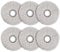 (6 Piezas) T30S MOP POLS para ECOVACS DEEBOT T30 Pro Max/ T30 Pro Omni/ T30S/ T30S COMBO/ T30C Omni/ X5 PRO OMNI/ X2 OMNI/ X2 PRO/ T20 OMNI/ X1 OMNI/ X1 PRO OMNI/ X1 ALGUNA/ T10 OMNI/Yeedi M12 Pro+